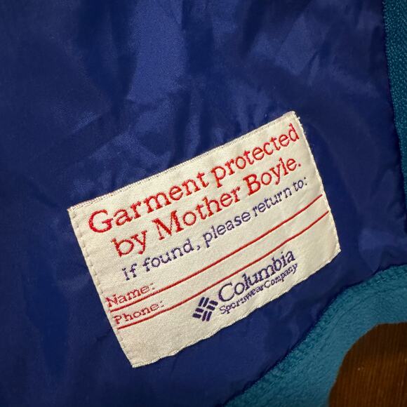 Vintage 90s Columbia Tectonite Fleece Ski Jacket Womens 14/16 Medium - Picture 7 of 9